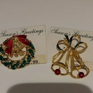Christmas Pins - Set of 2
